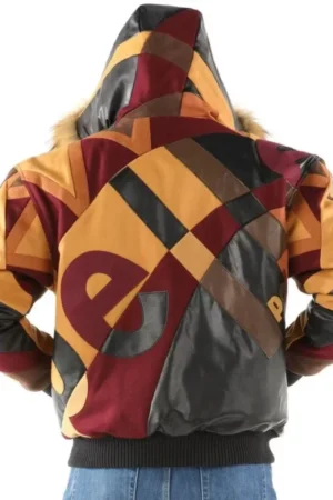 Pelle Pelle Abstract Pattern Mustard Woolen Jacket.