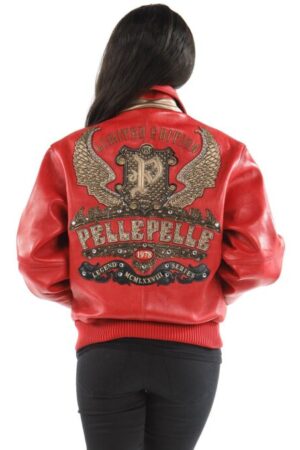 Pelle Pelle Ladies Limited Edition Red Leather Jacket