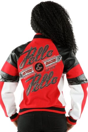 Pelle Pelle Movers & Shakers Red Leather Jacket For Women