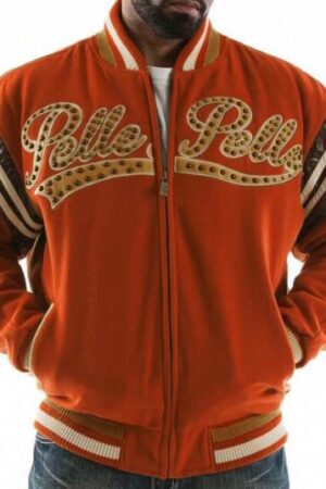 Pelle Pelle Orange Vintage International Wool Jacket.