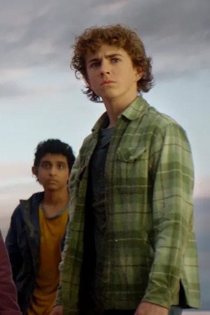 Percy Jackson And The Olympians 2023 Walker Scobell Green Shirt