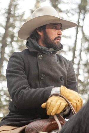 Ryan-Bingham-Yellowstone-Walker-Grey-Coat