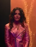Sarah Shahi Tv Series Sex Life 2021 Pink Jacket