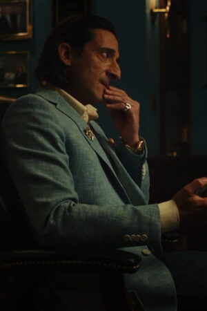 Sterling Frost Jr Tv-series Poker Face 2023 Adrien Brody Blazer