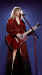 Taylor Swift Eras Tour 2023 Red Sequin Coat.