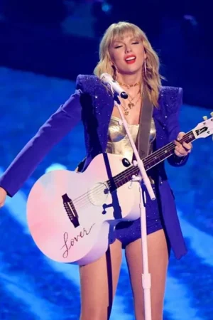 Taylor Swift Miss Americana Purple Sequins Blazer