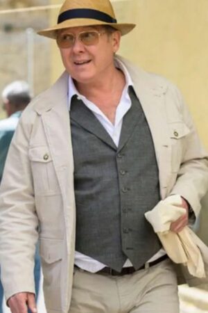 The Blacklist 2023 Raymond Reddington White Cotton Jacket