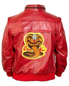 The Karate Kid Johnny Lawrence Cobra Kai Leather Jacket.