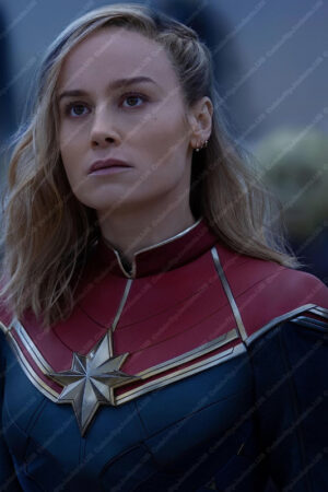 Captain Marvel Brie Larson The Marvels 2023 Leather Costume Jacket