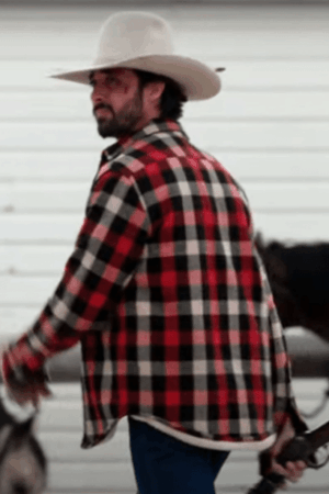 yellowstone-ryan-bingham-walker-red-plaid-jacket-510x615