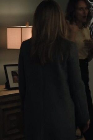 Alex Levy Tv Series The Morning Show S03 Jennifer Aniston Grey Coat.