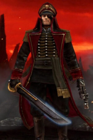 Assassins Warhammer 40k The Commissar Long Black Trench Coat