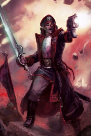 Assassins Warhammer 40k The Commissar Long Black Trench Coat.