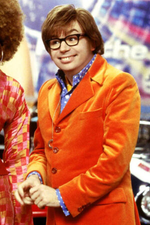 Austin Powers Orange Velvet Blazer