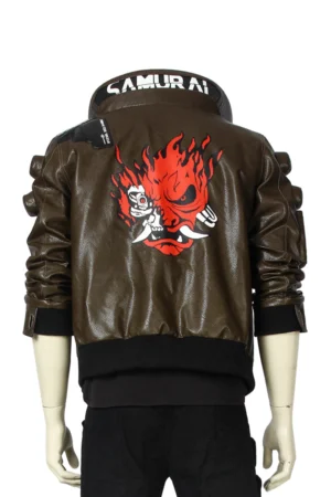 Cyberpunk 2077 Samurai Brown Jacket.