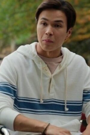 Denny Cutler Tv Series Virgin River S05 Kai Bradbury Striped Hoodie
