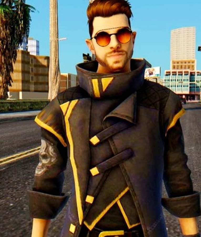 Free Fire Alok Trench Coat.