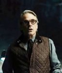 Jeremy Irons Justice League Alfred Brown Vest.
