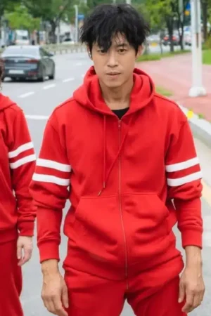Jo Byeong-gyu Tv Series The Uncanny Counter 2023 Red Tracksuit