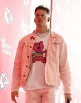 Joe Burrow Cincinnati Bengals Pink Cotton Bomber Jacket