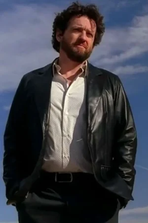 Louis Ferreira Breaking Bad S05 Declan Black Leather Blazer