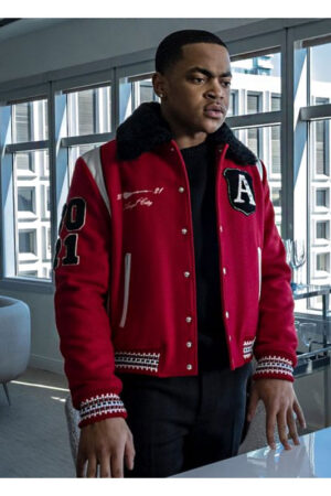Power Book Ii Ghost S03 Tariq St. Patrick Red Jacket