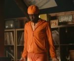 Sex Education S04 2023 Eric Effiong Orange Hooded Jacket.