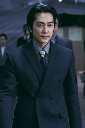 Song Seung-heon Black Knight S01 Ryu Seok Black Suit