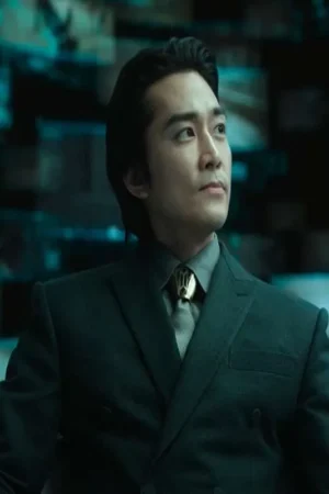 Song Seung-heon Black Knight S01 Ryu Seok Black Suit.