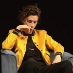 Timothée Chalamet The One Time He Wore That Yellow Bomber Jacket.