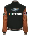 University Of Miami Hurricanes Varsity Jacket.
