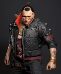 Video Game Cyberpunk 2077 Jackie Welles Bomber Leather Jacket