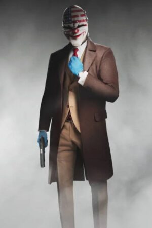 Video Game Payday 3 Dallas Nathan Brown Trench Coat