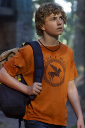 Walker Scobell Percy Jackson And The Olympians 2023 Orange T-shirt