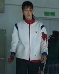 Yoon Gwi-nam All Of Us Are Dead 2022 In-soo Yoo Blood Splatter Halloween Jacket