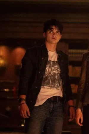 Cullen Row Gotham Knights Tyler Dichiara Black Jacket.