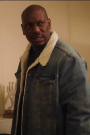 Henry Helen’s Dead Tyrese Gibson Blue Denim Jacket.