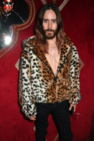 Jared Leto Leopard Print Jacket