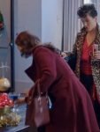 Lyndsy Fonseca Movie Where Are You, Christmas Red Coat