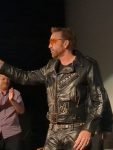 Nicolas Cage Leather Biker Jacket.