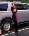 Taylor Swift Red Carpet Velvet Suit
