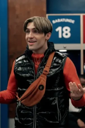 Ted Lasso S03 Jamie Tartt Black Vest