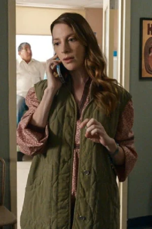 The Blacklist Kendall Bostwick Green Vest