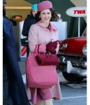 The Marvelous Mrs. Maisel S05 Rachel Brosnahan Pink Coat.