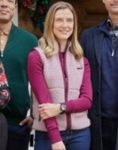 Ember Craig Film Holiday Road 2023 Brittany Willacy Pink Vest