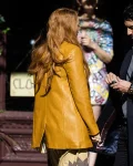 It Ends With Us 2024 Blake Lively Mustard Coat