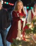Lori Jo Film Everything Christmas 2023 Cindy Busby Maroon Trench Coat