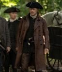 Outlander S07 Sam Heughan Leather Coat.