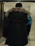 True Detective Season 4 Liz Danvers Black Fur Hooded Jacket