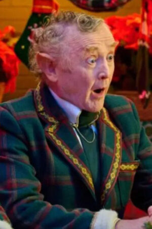 Chuck Film Rescuing Christmas 2023 Patrick Thomas O’brien Plaid Blazer
